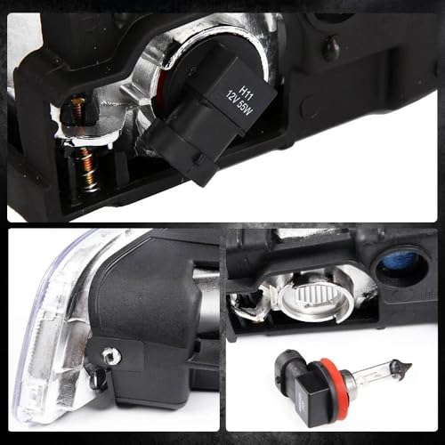 Faro antiniebla para Accord 4dr 2003-2007 halógeno delantera con cableado H11 3