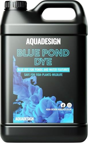 AquaDesign Blue Liquid Pond Dye 5000ml For Ponds And Water