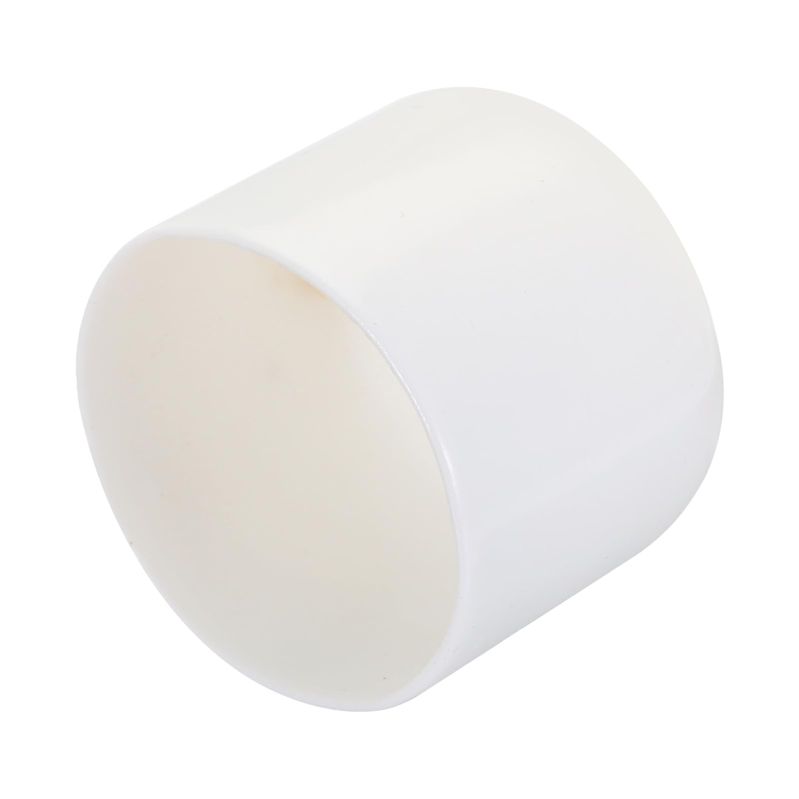 uxcell 20pcs Rubber End Caps 32mm ID Vinyl Round Tube Bolt Cap Cover Screw Thread Protectors White