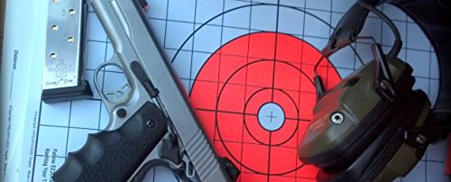 25 Multi Purpose Ez2C Targets Style 5 Bullseye Pistol And Rifle With 1" Grids For Sight In (25 Pack) #TOP2