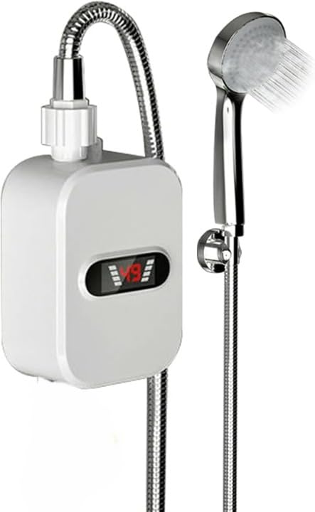 Lambent 𝟏𝟓 𝐘𝐞𝐚𝐫𝐬 𝐖𝐚𝐫𝐫𝐚𝐧𝐭𝐲 Tankless Instant Water Heater Gyser – Bathroom Shower Water Heating Device with LCD Digital Display, Thermostatic Control & Waterproof Build.-image-20