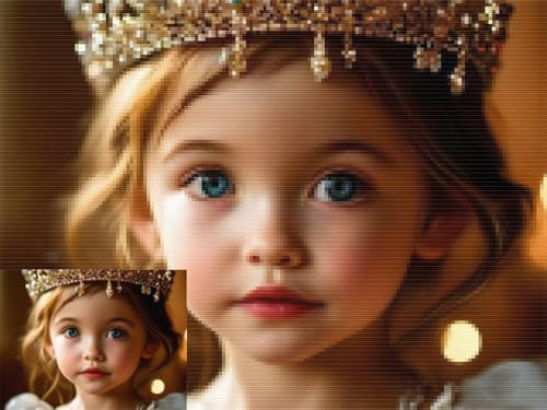 Peinture diamant personnalisée photo pour une déco de salon unique