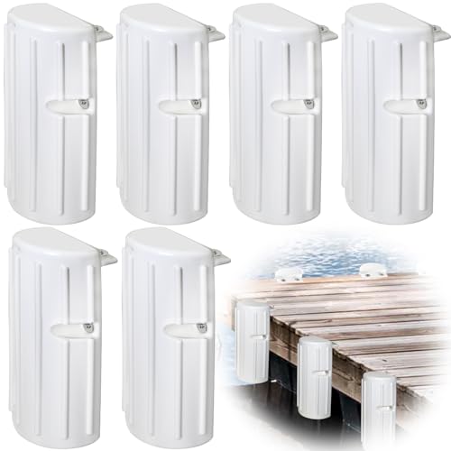 Image of Dock Bumper Fender,Boat Dock Bumpers for Edge or Side,Marine Fender Guard Vertical Protection,Durable Construction,Include Mounting Hardware