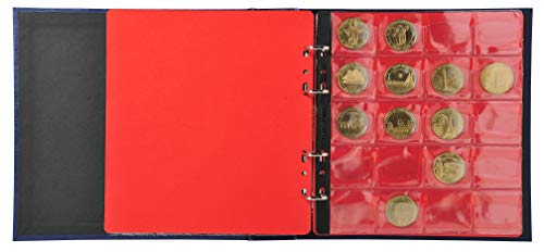 Carpeta de medallas de recuerdo y monedas conmemorativas con fundas 6