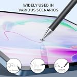 Stylus Pen for Touchscreen, 6 PCS Stylus Pencil 2-in-1 High Precision and Sensitivity, Suitable for iPad/iPhone/Samsung/Android Smartphone and Tablets, Compatible with Capacitive Touch Screen (Black) - Image 5
