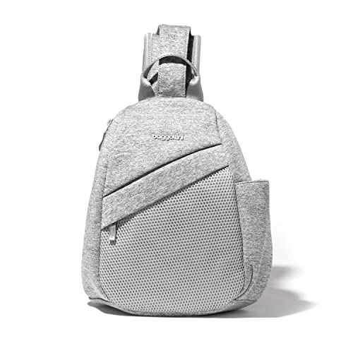 Baggallini Medium Sling Backpack - Lightweight Sling Bag with Convertible Adjustable Shoulder Strap