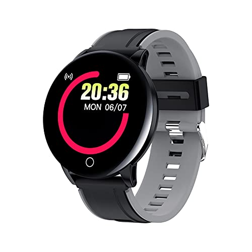 Niaviben Smart Watch Sleep Fitness Waterproof Watch, 1.44 Inch Upgraded TFT Screen Smartwatch Multi-Sports Modes Gray