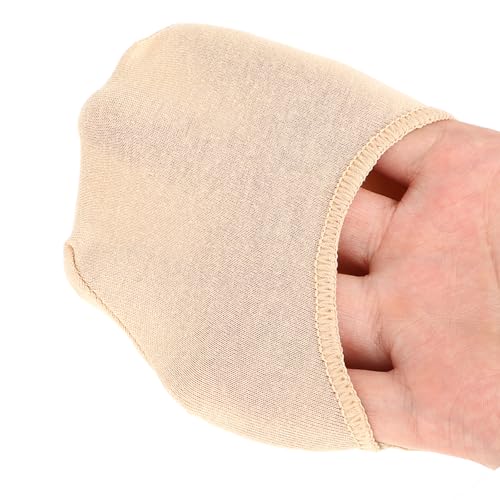 Image of YUXIANLB Ball of Foot Cushion Socks, Women's Toe Cover with Padding, Toe Topper Socks