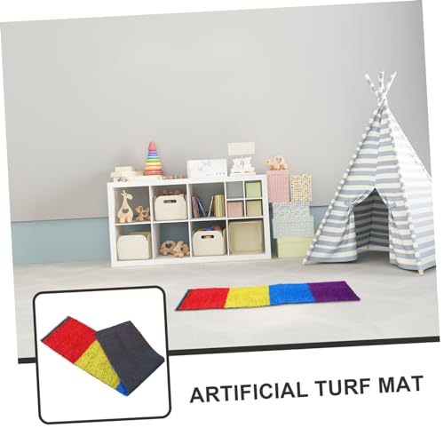 Tapis de sol pour l'école amortissant en gazon synthétique imité