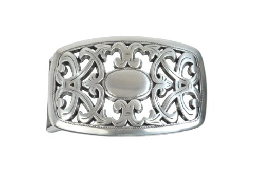 VaModa Hebilla para cinturón, Belt Buckle, con motivo clasico