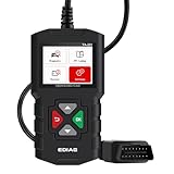 EDIAG YA-201 Obd2スキャナー、フルOBD2モードチェックエンジンコードリーダー、1996年以降のすべてのOBDII/EOBD/KOBD/CAN車、O2センサーEVAPシステム、バッテリーテスト、ライブデータストリーム、プラグアンドプレイ。