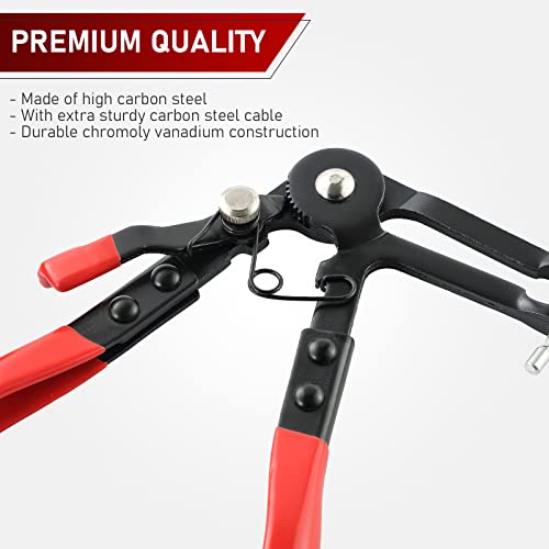 Atpeam Hose Clamp Pliers Set | 3Pcs Flexible Heavy Duty Hose Removal Tool Hose Pliers Automotive Hose Clamp Tool Used In Any Position | Works On 18Mm-54Mm Hose Clamps #TOP4