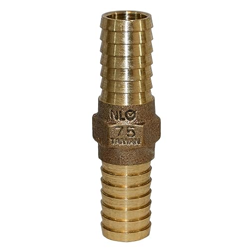 Merrill MFG Lead-Free Bronze Coupling - 3/4" NPT, Heavy-Duty, Full Port, Durable Connection for Plumbing and HVAC Applications
