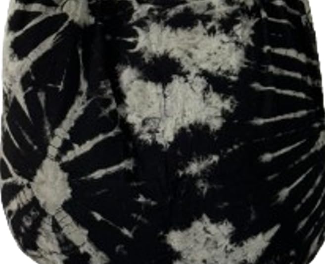 TIE DYE Bohemian Hipster Hobo Boho Hippie Crossbody Bag Purse Black Tone 39" - Image 4