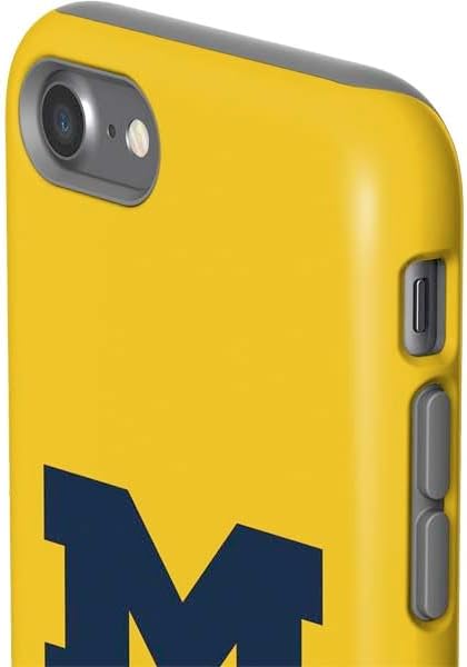 Skinit Pro Phone Case Compatible with iPhone SE (2nd & 3rd Gen) - Officially Licensed University of Michigan M Logo Yellow Design