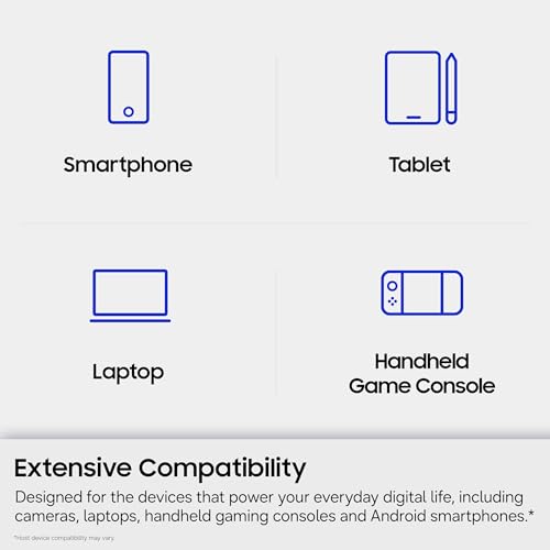 Image of Samsung microSDXC T7 256GB, Transfer Speeds Up to 170 MB /s, Made for Casual Gamers, Amateur Creators, & Everyday Users (MB-MB256T /AM)