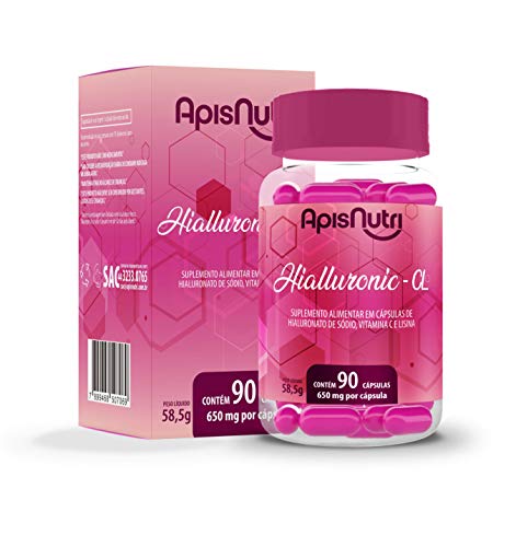 Hialluronic CL - 650mg (90 Caps), Apisnutri