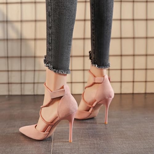 Heels for Women Closed Toe Strappy Pointed High Heel Pumps Satin Pointy Wedding Evening Dress Shoes Party Dressy Shoe Bridesmaid3