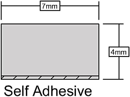 STORMGUARD White 05SR022015MW 15m Self-Adeshive Foam Draught Excluder, L-15 Metres W-7mm H-4mm