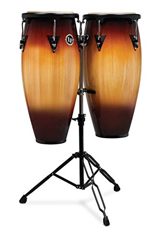 LP Aspire 10 & 11 inch Conga Set with Stand Vintage Sunburst LPA646-VSB