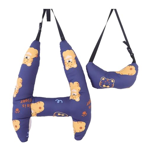 Dioeazh Cuscino da viaggio per bambini | Cuscini per bambini dal design a grande curvatura per dormire - Comodo cuscino per, morbido cuscino per aereo per, poggiatesta per auto