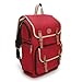 Produktbild GOgroove Kamera Rucksack für Spiegelreflexkameras: DSLR Backpack ideal für Reisen, ausreichend Platz für Kamera & Zubehör, sowie Laptop und Stativhalter & wetterfestem Regenschutz, Rot