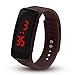 CdyBox Unisex Silicone LED Digital Creative Touch Screen Sport Watch Bracelet 10 Pack