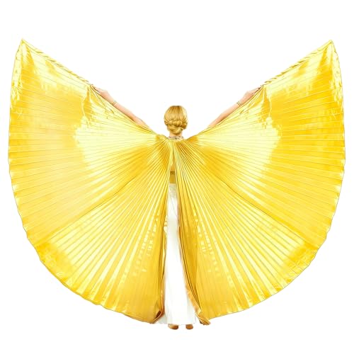 Baisdan Ali di Iside Apribili con Bastoni, Ali Danza del Ventre per Donne, Costume Halloween e Carnevale