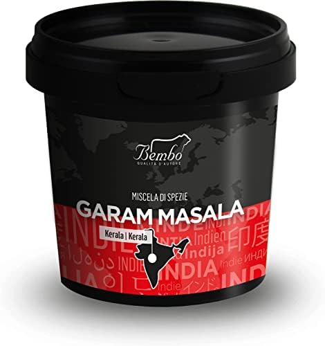 Garam Masala Bembo 60 g - Le Mélange d'Épices Indiennes par Excellence - Pour Viandes, Sauces, Soupes et Légumes - Ajouté en Fin de Cuisson Donne une Saveur Inimitable
