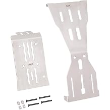 KYX Racing Stainless Steel Chassis Guard Skid Plate Guard Upgrades Parts Accessories for 1/10 RC Car ARRMA Fury Mega