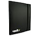 Vault X 9 Pocket Trading Card Strap Binder, 360 cards, Standard, 20 Side-Loading Pages, Folder for Collectible Card Games, Sports, TCG (Black)
