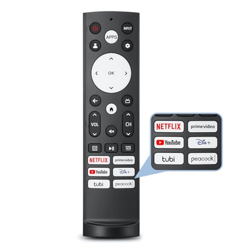 Replacement Remote Control for Hisense Smart Google TV,for Hisense UHD 4K ULED Google TVs