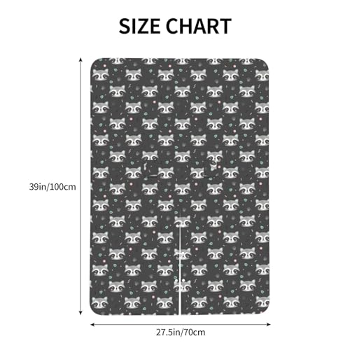 Image of Cartoon Raccoon Baby Car Seat Canopy Nursing Cover for Newborn Car Seat Breastfeeding Covers Blanket Newborn Shower Gift