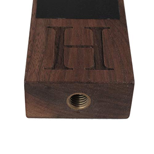 Monogrammed H Kegerator Beer Tap Handle Display, Keg Tap Handle With Chalk, Made Of Wood For Draft Beer Lover's Kegerator Or Home Brew #TOP3