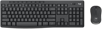 Logitech MK370Logitech MK370 Wireless Kablosuz Kurumsal Klavye ve Mouse Seti - Siyah 920-012074