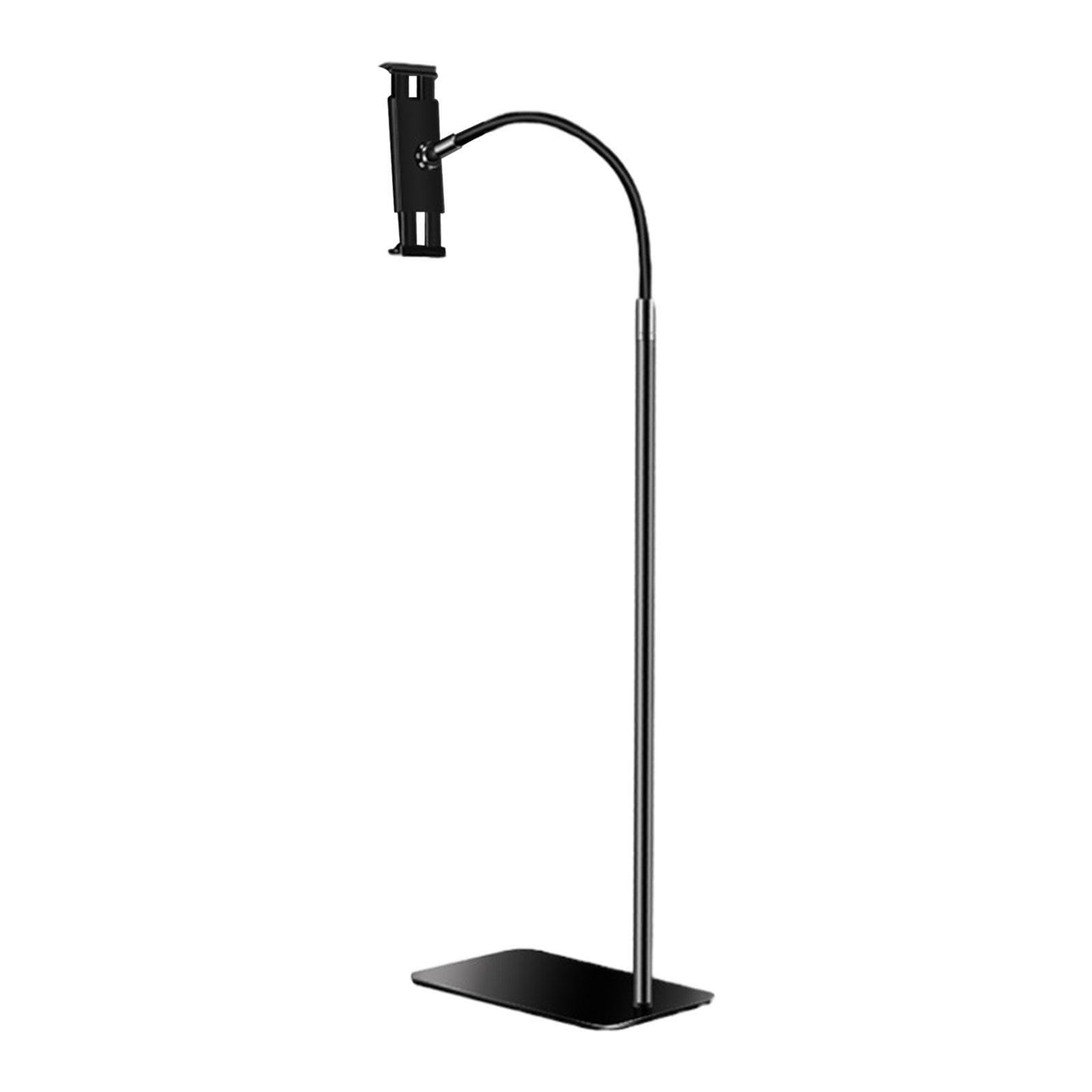 Soporte de Suelo para teléfono con Altura Ajustable y Base Estable giratoria para grabación de vídeo con tecnología Brazo Largo Flexible con rotación 360 Grados, 120 centímetros