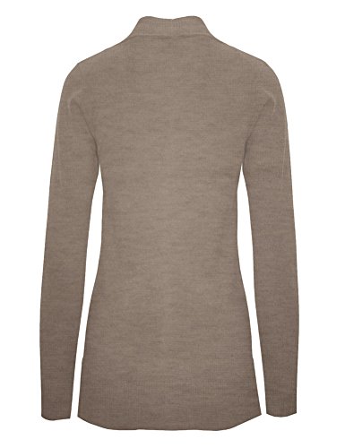 Image of Cielo Women's Solid Basic Open Front Pockets Knit Sweater Cardigan