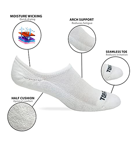 Top Flite Seamless Toe No Show Sock2