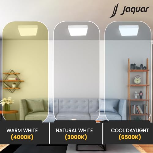 Image of Jaquar 6W Gem Trimless Square Surface Downlight Natural White Pack 1