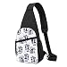 DJNGN Muñeca japonesa Kokeshi Art Sling Mochila bandolera bandolera