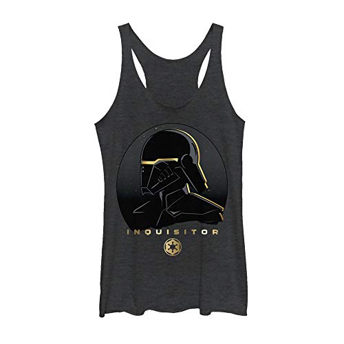 Chemise Femme Star Wars Inquisitor Gold chemisier noir imprimé