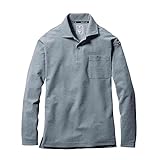 BURTLE バートル 長袖ポロシャツ(ユニセックス) オールシーズン用 バーク(杢) 665 52 LL