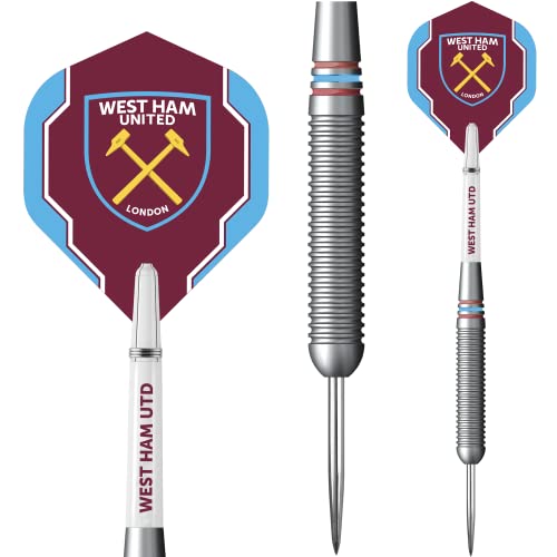 FOCO Officially Licensed Football Club Hammers FC Steel Tip Brass Darts Set, Blue, Claret (D1429) 22g - Image 3