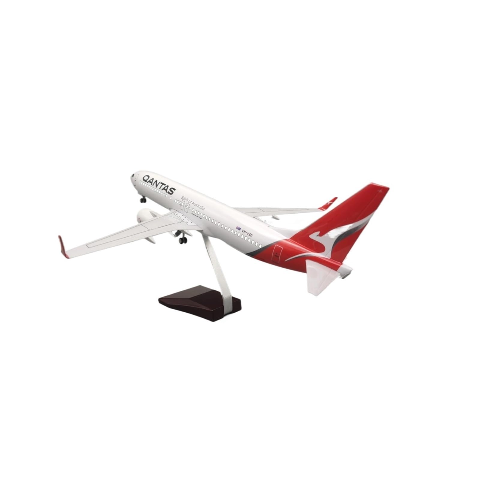 Aereo in Metallo pressofuso da 47 cm per B737-800 Australia 737 Kit Modello di Aeroplano pressofuso con Display Modello di Supporto da Collezione per Raccolta ed Esposizione (Senza Luce)