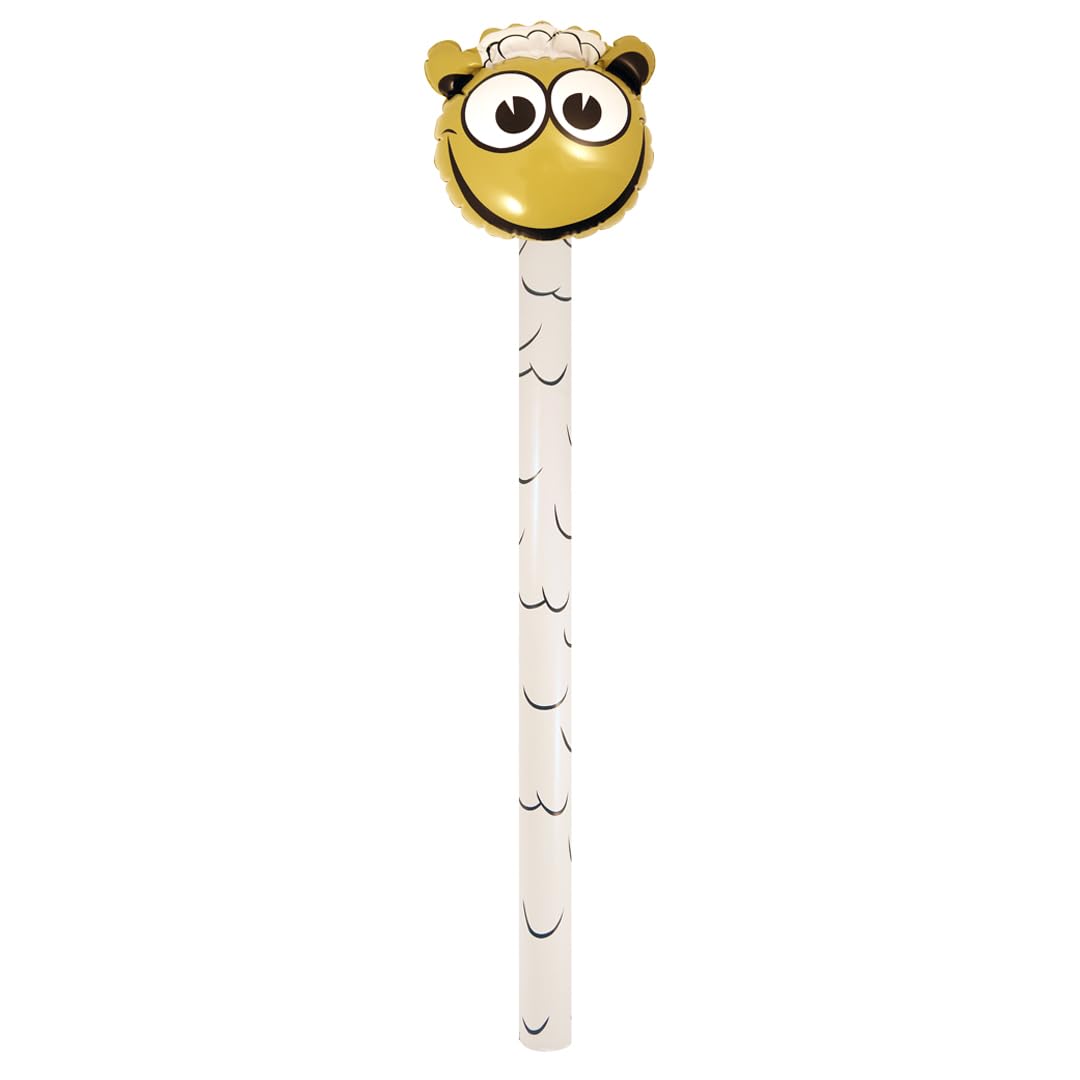 Sheep Farm Animal Inflatable Blow Up Stick 118cm