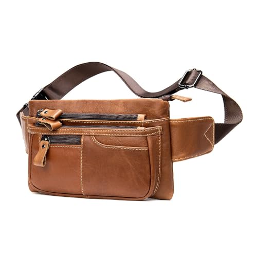 Men's Bag Single Shoulder Crossbody Bag Single Shoulder Bag Men's Top Layer Business Casual