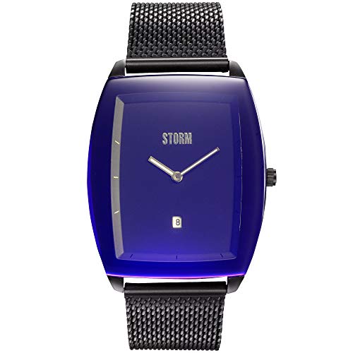 Montre STORM 47478/SL/B homme acier montre bracelet cadran bleu classique