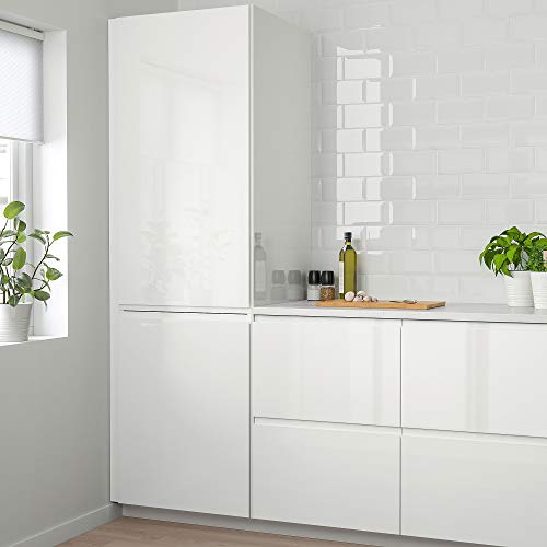 Porte VOXTORP ProTuning blanc brillant 20x80 cm remplace façade usée