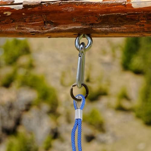 Corde de balançoire ajustable nylon accessoire suspendu jeux extérieur hamac - 5