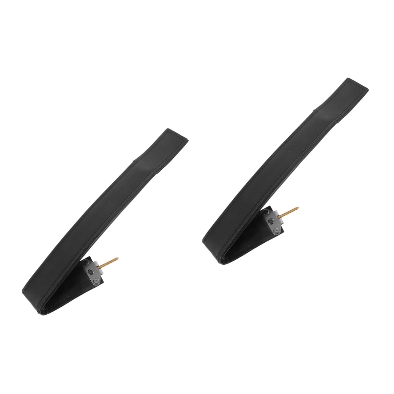 2 Piezas Correa De Acordeón Cinturón Acordeón Bajo Pieza De Repuesto De Acordeón Accesorio Para Acordeón Bajo Cinturones De Acordeón Con Herrajes De Acordeón Black Cuero